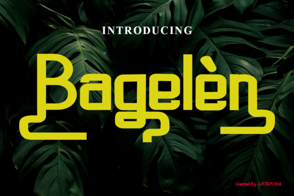Bagelen Font: A Modern Typeface for Creative Makers