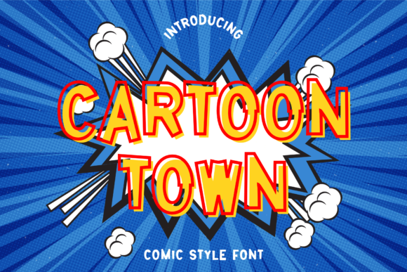 Cartoon Town Font: A Joyful Display Typeface for Web Design