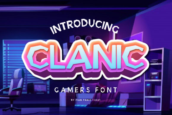 Clanic Font for Creative Web Design and Display Projects