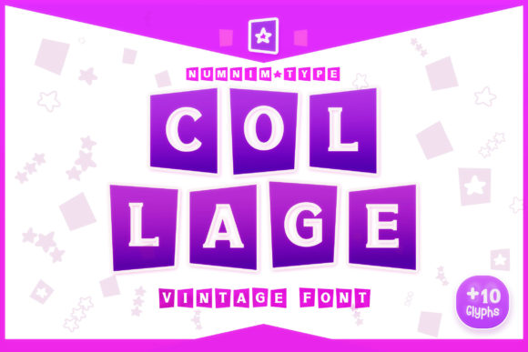 Collage Font: A Display Typeface for Memorable Branding