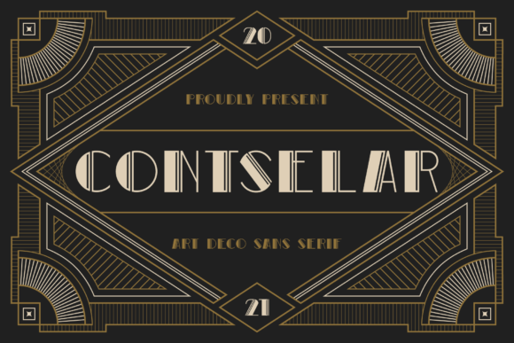 Contselar: A Modern Display Font for Editorial Elegance