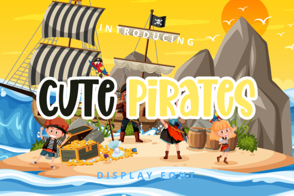 Cute Pirates Font Adds Playful Flair to Web Designs