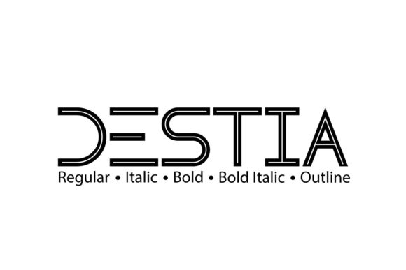 Destia Display Font for Bold Branding and Eye-Catching Designs