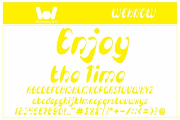 Enjoy the Time Font for Editorial Design and Creative Projects