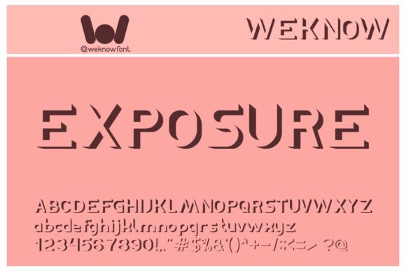 Exposure Font for Professional Branding and Display