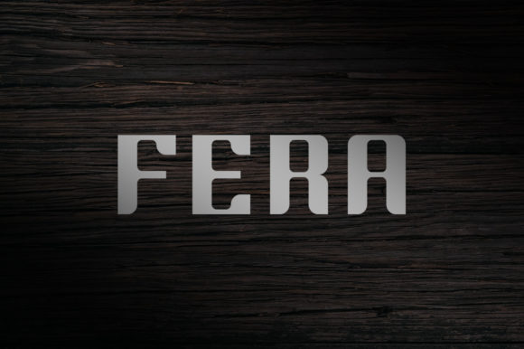Fera Font for Creative Branding Projects