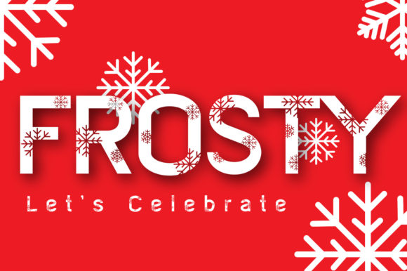 Frosty Font: A Wintery Display Type for Your Creative Projects