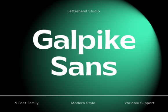 Galpike Sans: A Bold Display Font for Creative Projects