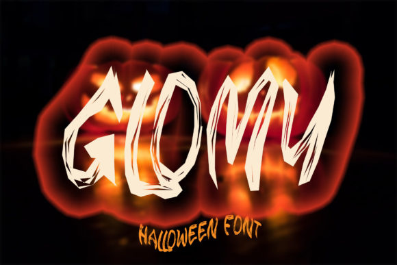 Glomy Font: A Bold Display Typeface for Branding with Edge