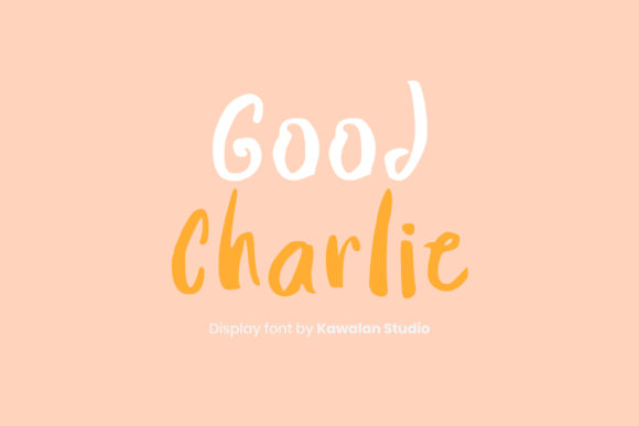 Good Charlie: A Handwritten Font for Editorial Design