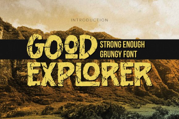 Good Explorer Font for Editorial Design and Creative Publishing