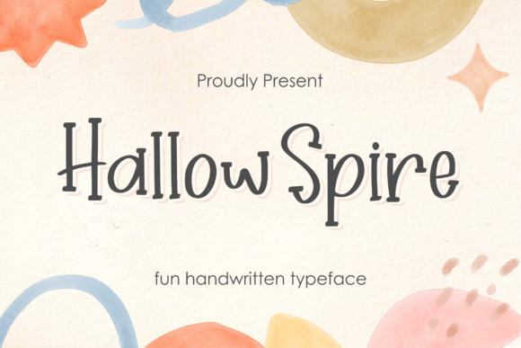 Hallow Spire: A Handwritten Font for Display Typography