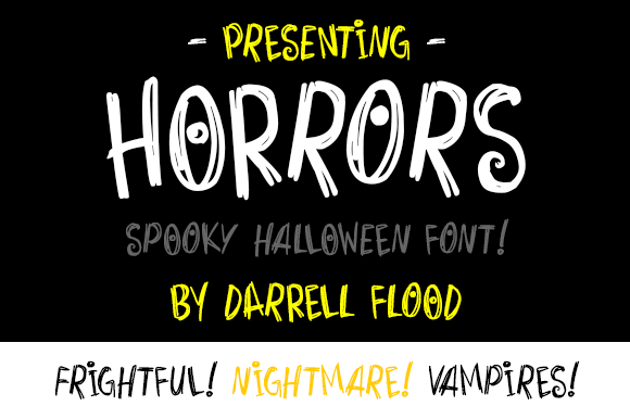 Horrors Font: A Dramatic Typeface for Impactful Campaigns