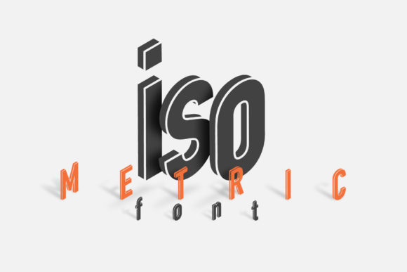 Isometric Font: Bold and Modern Display Type