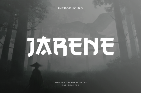 Jarene: A Modern Display Typeface with Eastern Elegance