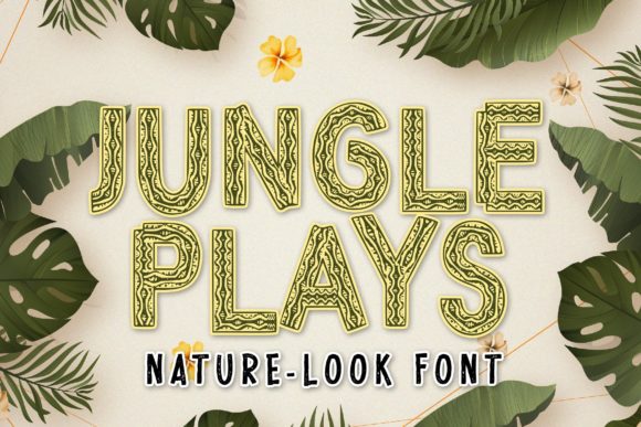 Jungle Play: A Bold Display Font for Creative Publishing