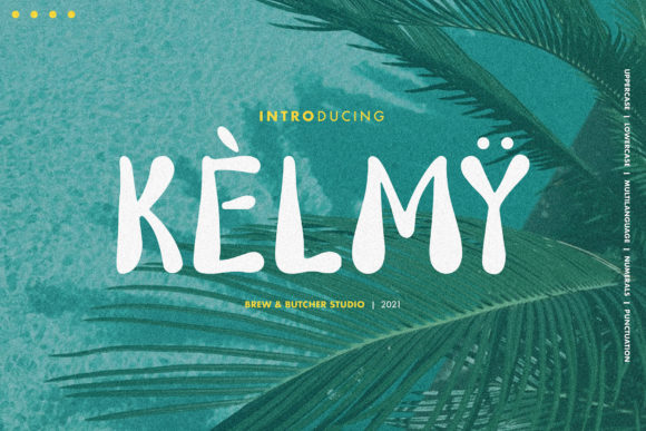 Kelmy: A Modern Display Font for Bold Typography