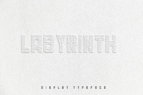 Labyrinth Display Font Review for Creative Branding Projects