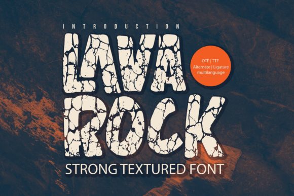 Lavarock Font: A Display Typeface for Bold Digital Branding