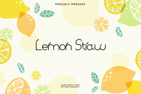 Lemon Straw Font: A Modern Display Typeface for Small Business Branding