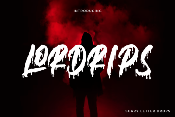 Lordrips Font: A Bold Display Typeface for Spooky Editorial Design