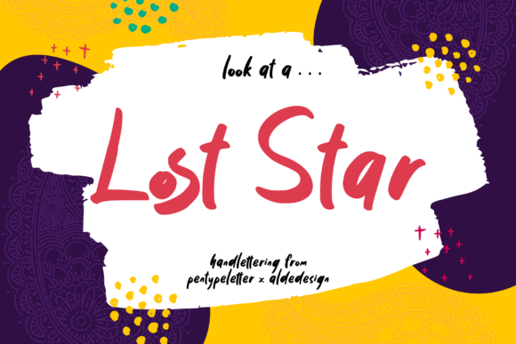 Lost Star Font for Editorial Elegance and Creative Projects