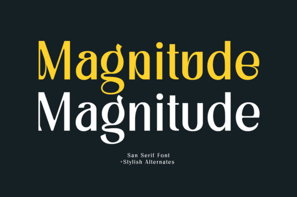 Magnitude Font for a Polished and Memorable Brand