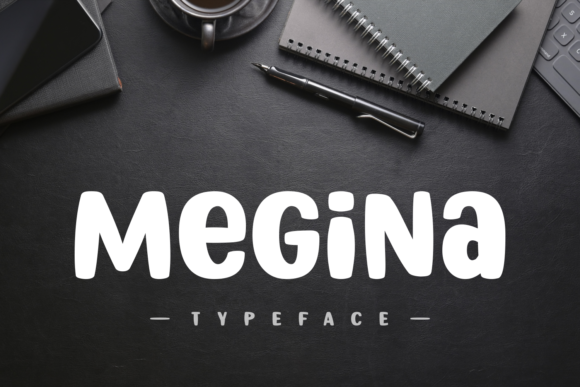 Megina Display Font for Bold Digital Branding