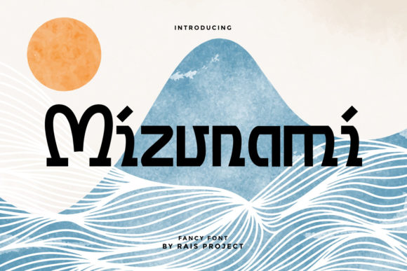 Mizunami Font for Modern Web Design and Branding