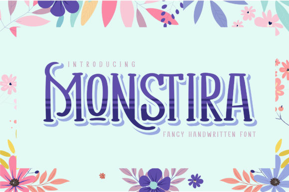 Monstira Font: A Display Typeface for Creative Makers