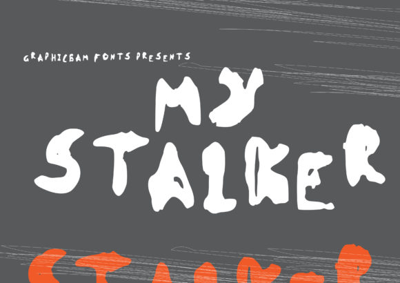 My Stalker Font: A Dramatic Display Typeface for Spooky Editorial Designs