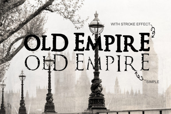 Old Empire Font Adds Vintage Flair to Business Designs