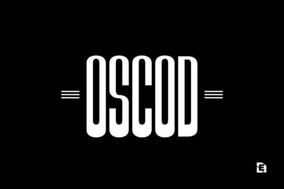 Oscod Display Font for Modern Branding and Web Design