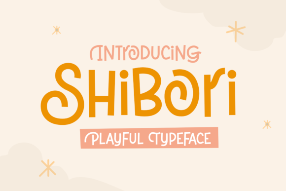 Shibori Font: A Playful Typeface for Creative Makers