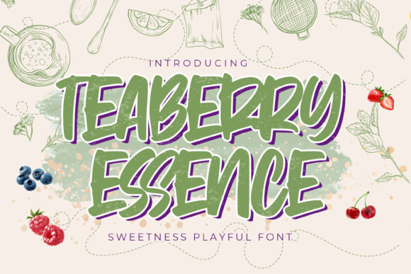 Teaberry Essence Font: A Sweet Addition to Your Brand Typography