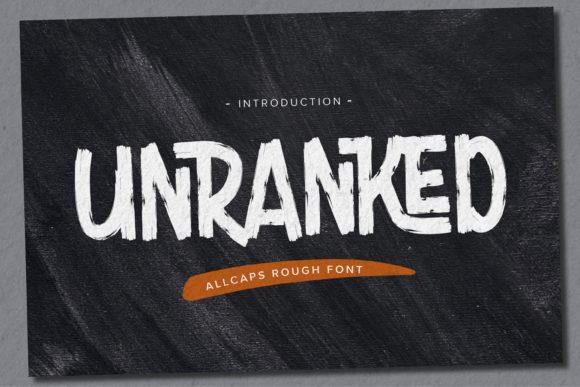 Unranked Font for Branding and Display Design