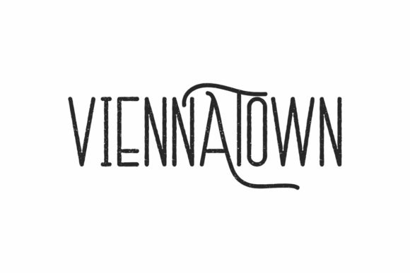 Vienna Town: A Vintage Display Font for Creative Projects