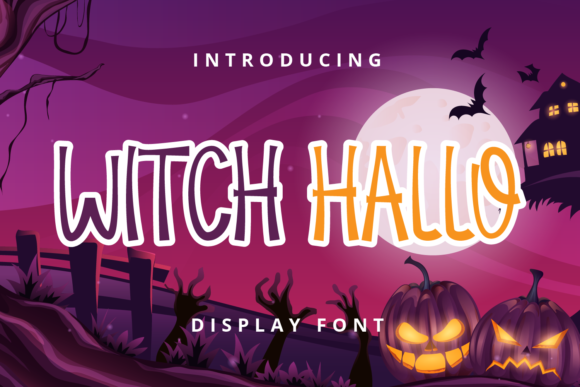 Witch Hallo Font for Halloween-Themed Editorial Design